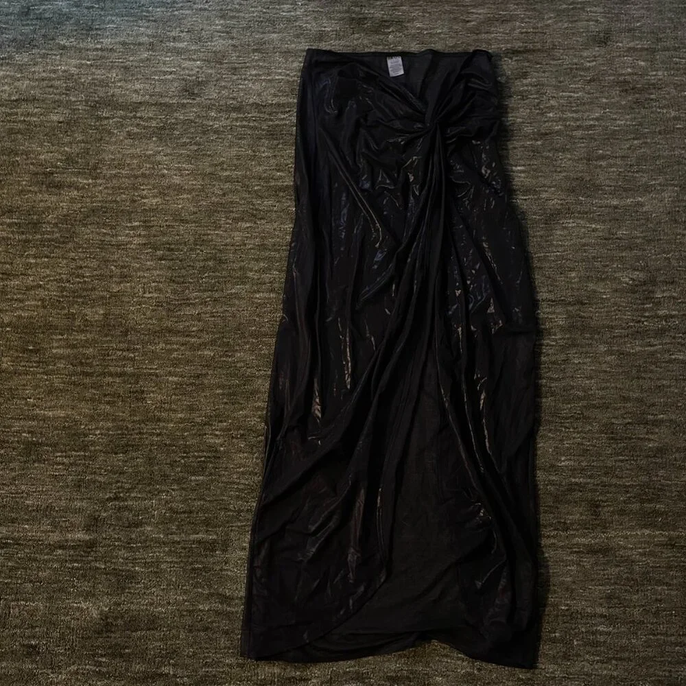 NWOT Jade Swim Mira sarong stretch nylon long skirt - Picture 3 of 4